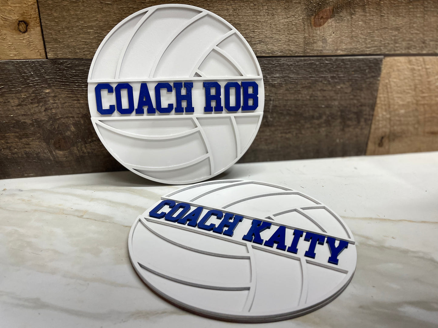 Custom Volleyball Coach Sign - Personalized 8” Wooden Coach Gift & Keepsake