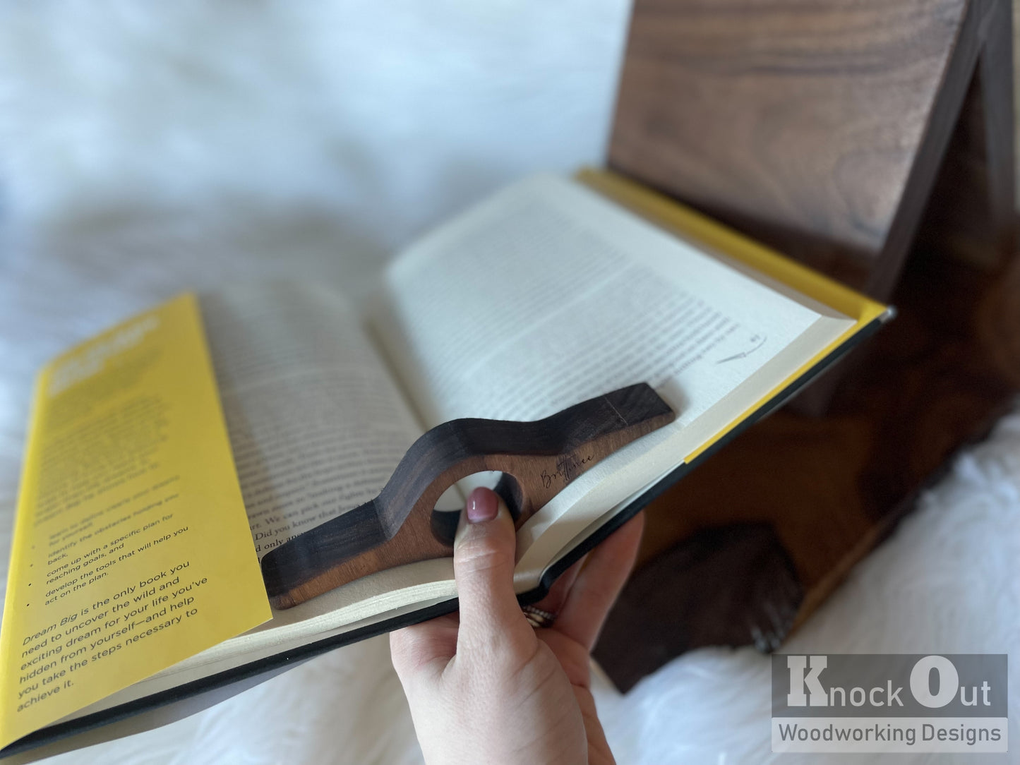 Hardwood Book Buddy