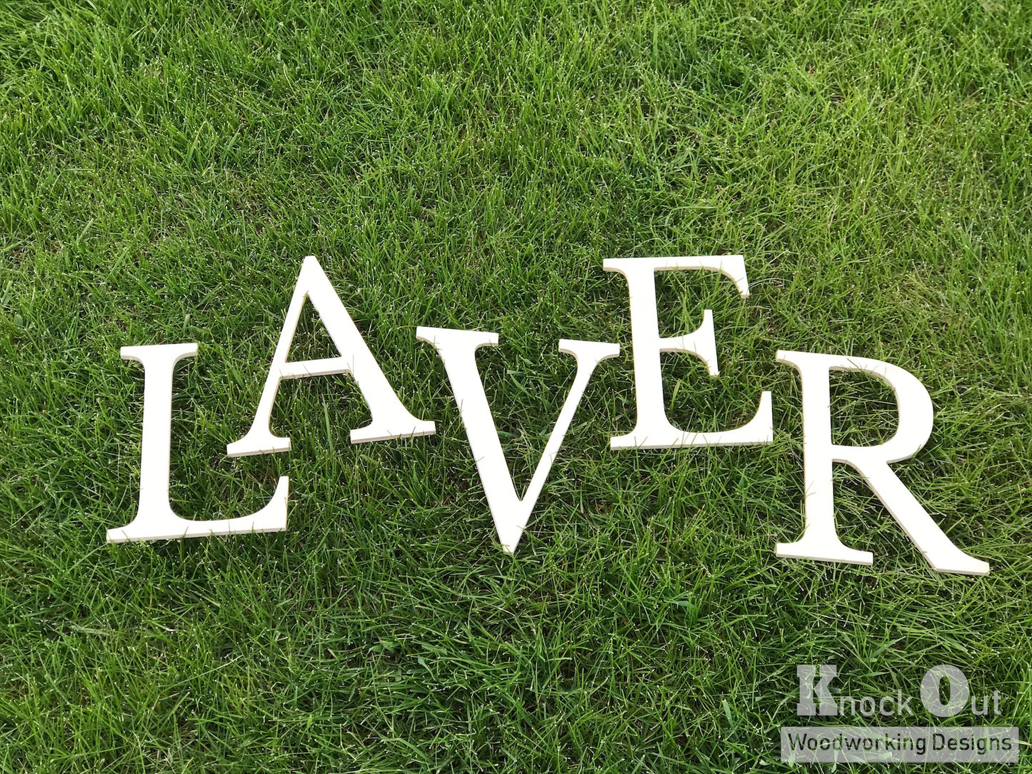 3D Floating Nursery Name Cut Out