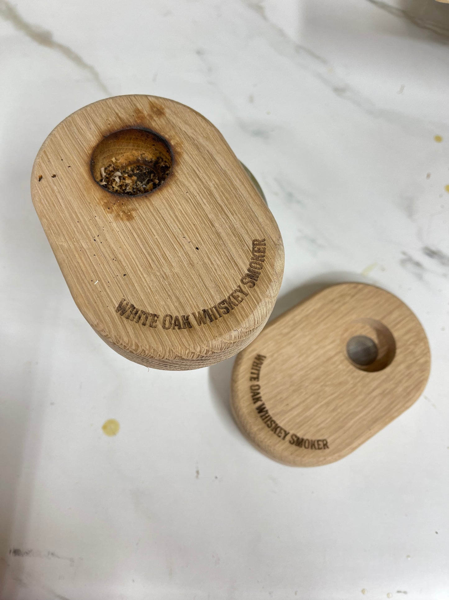White Oak Whiskey Smoker