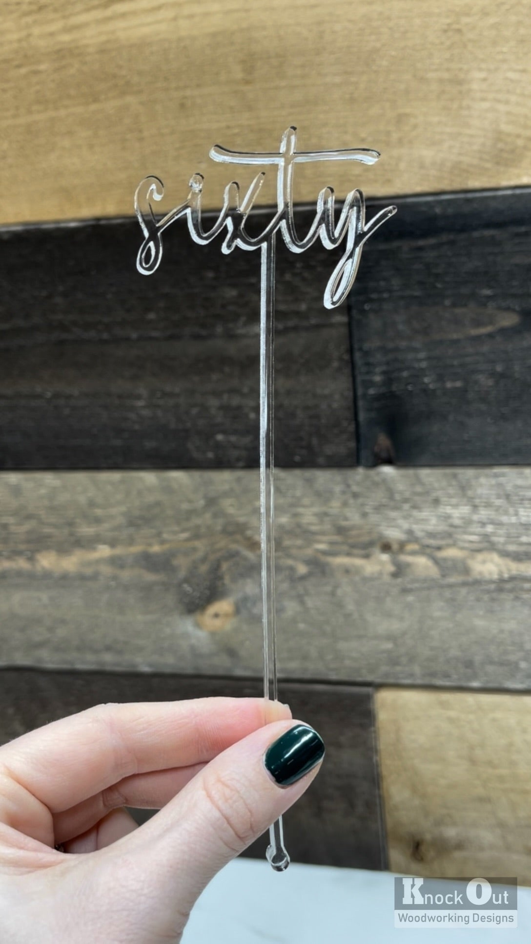 Acrylic Swizzle Stick / Drink Stirrer