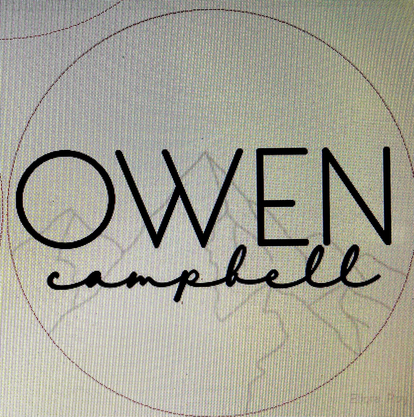 ADD-ON 3D Layered Mountain Detail Nursery Sign