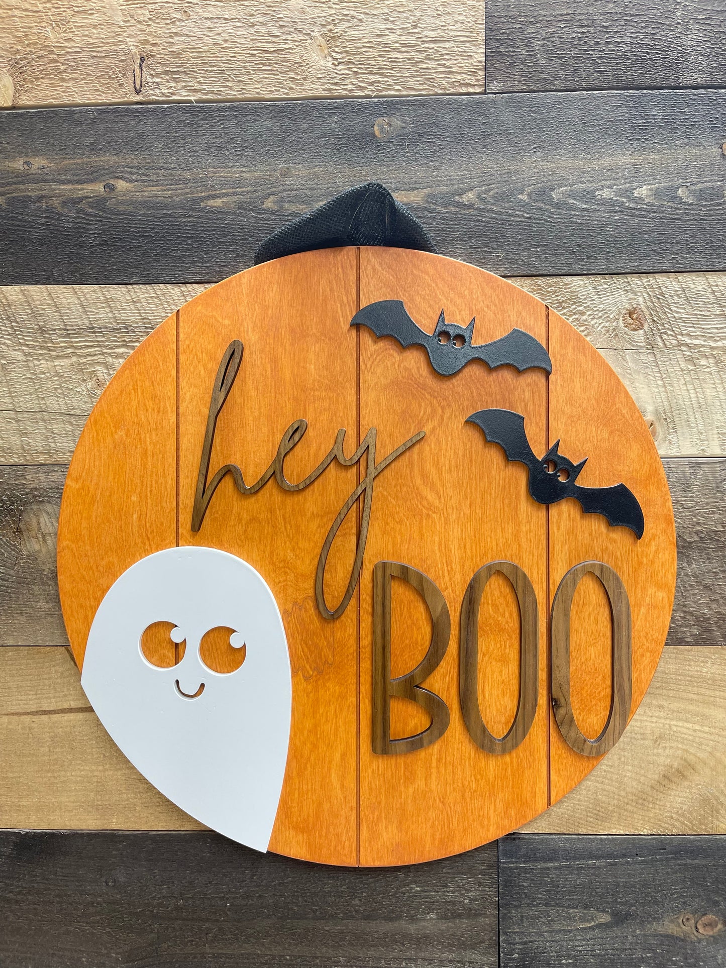 Hey Boo 18 inch 3D Door Hanger