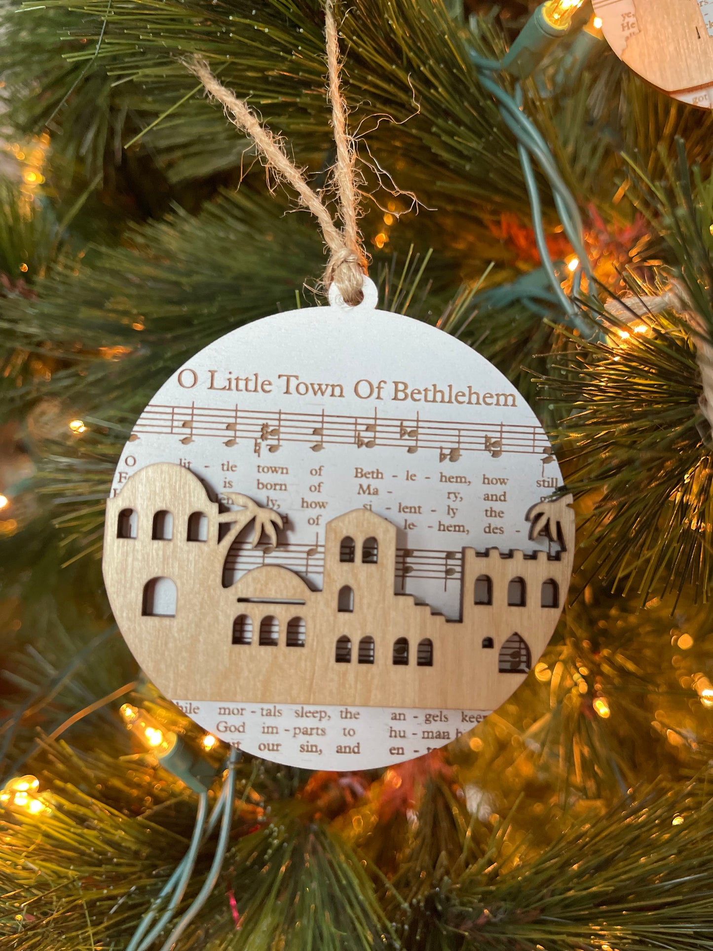 Layered Christmas Song Ornament