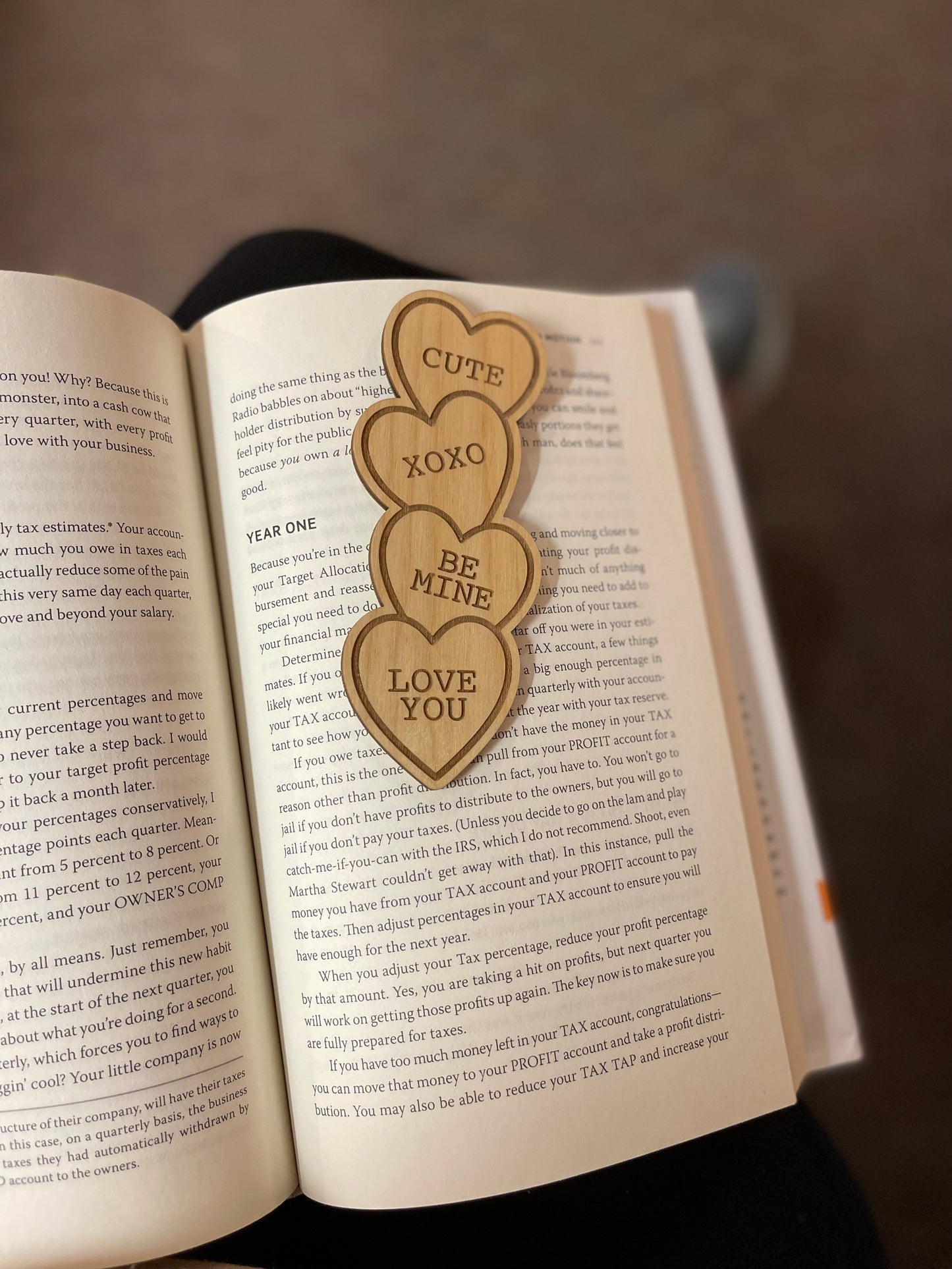 Valentine Bookmark