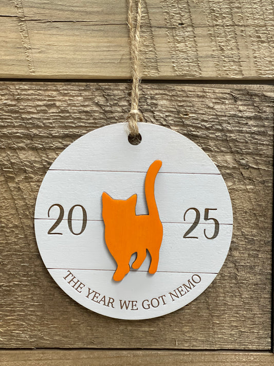 The Year We… Custom Ornament