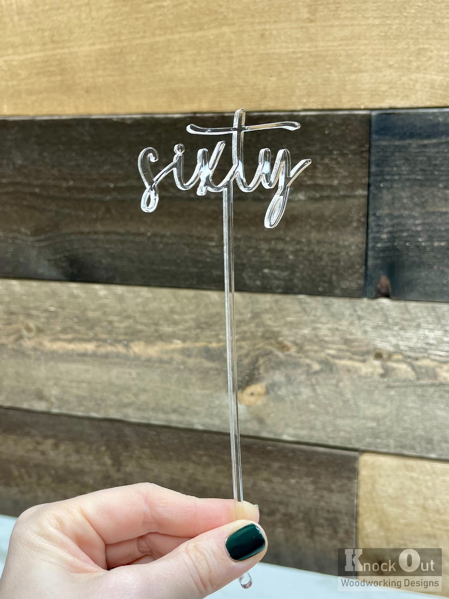 Acrylic Swizzle Stick / Drink Stirrer