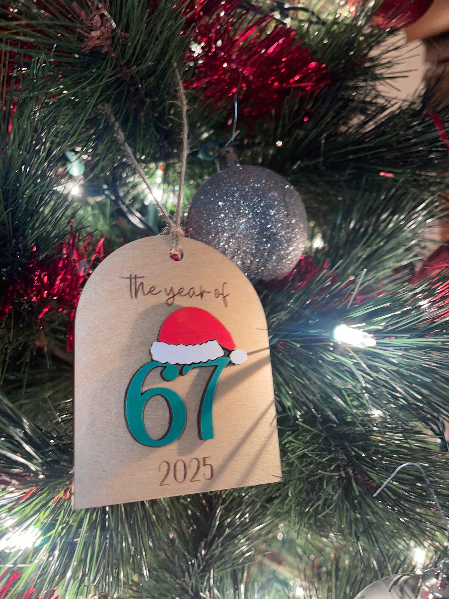 2025 The Year of 67 Ornament