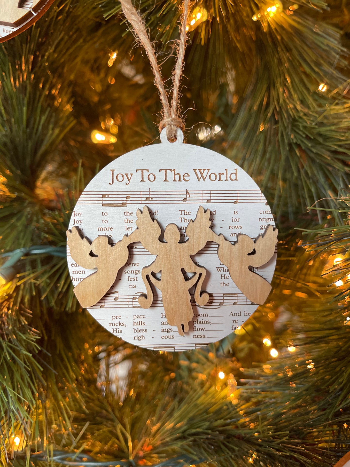 Layered Christmas Song Ornament