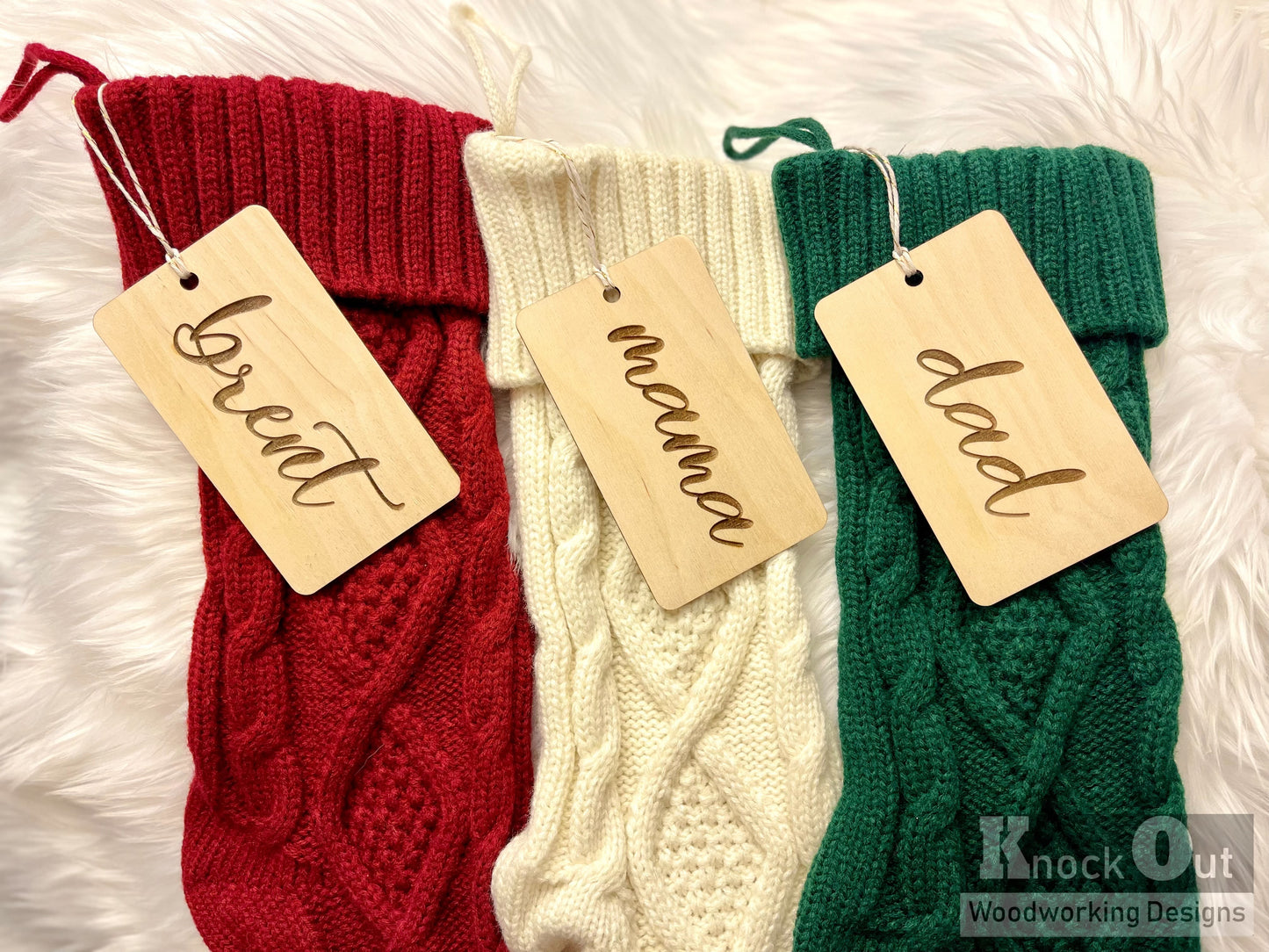 Stocking / Present Tags Engraved