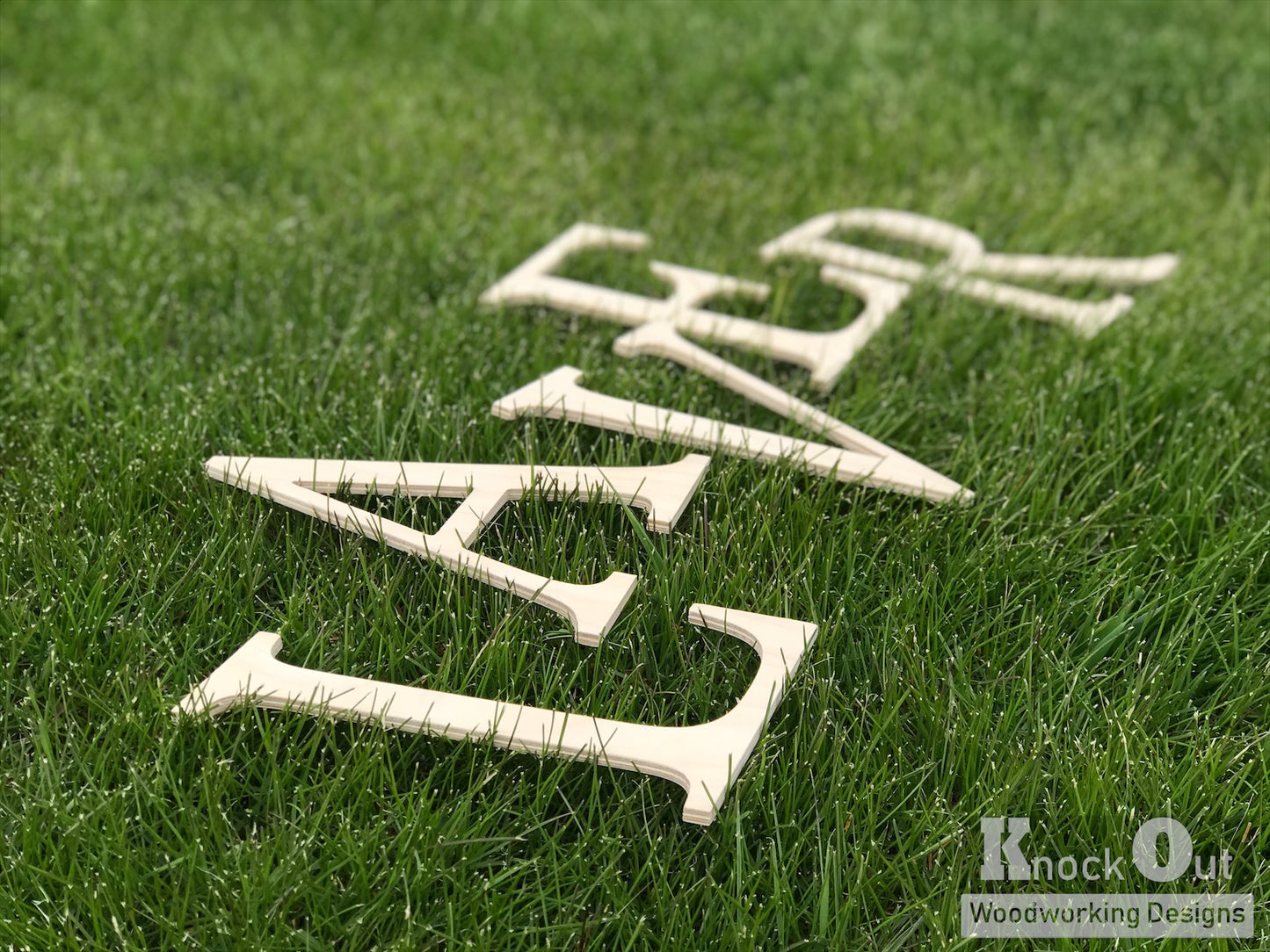 3D Floating Nursery Name Cut Out