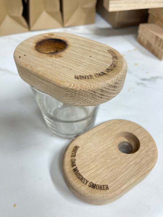 White Oak Whiskey Smoker