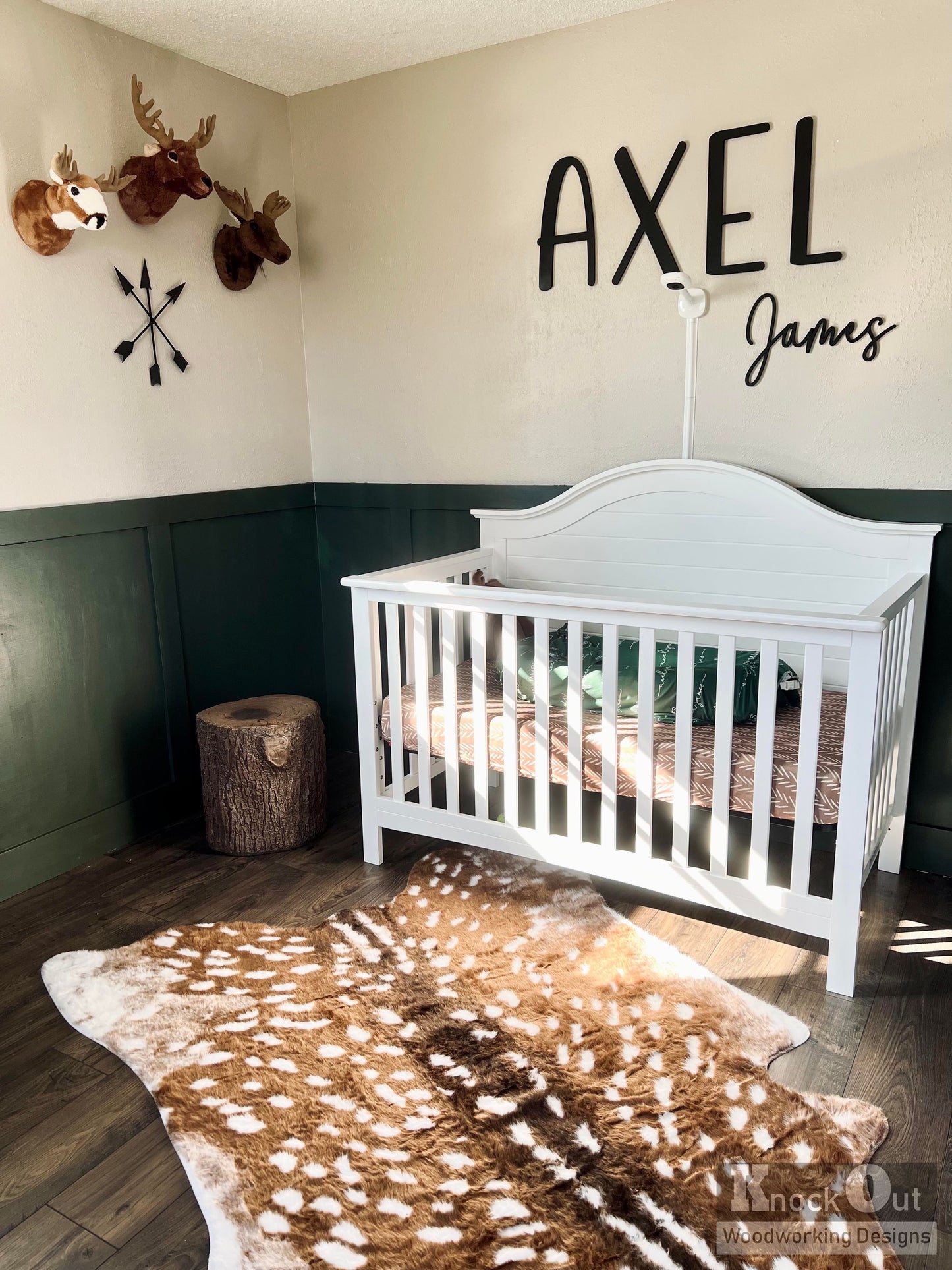 3D Floating Nursery Name Cut Out