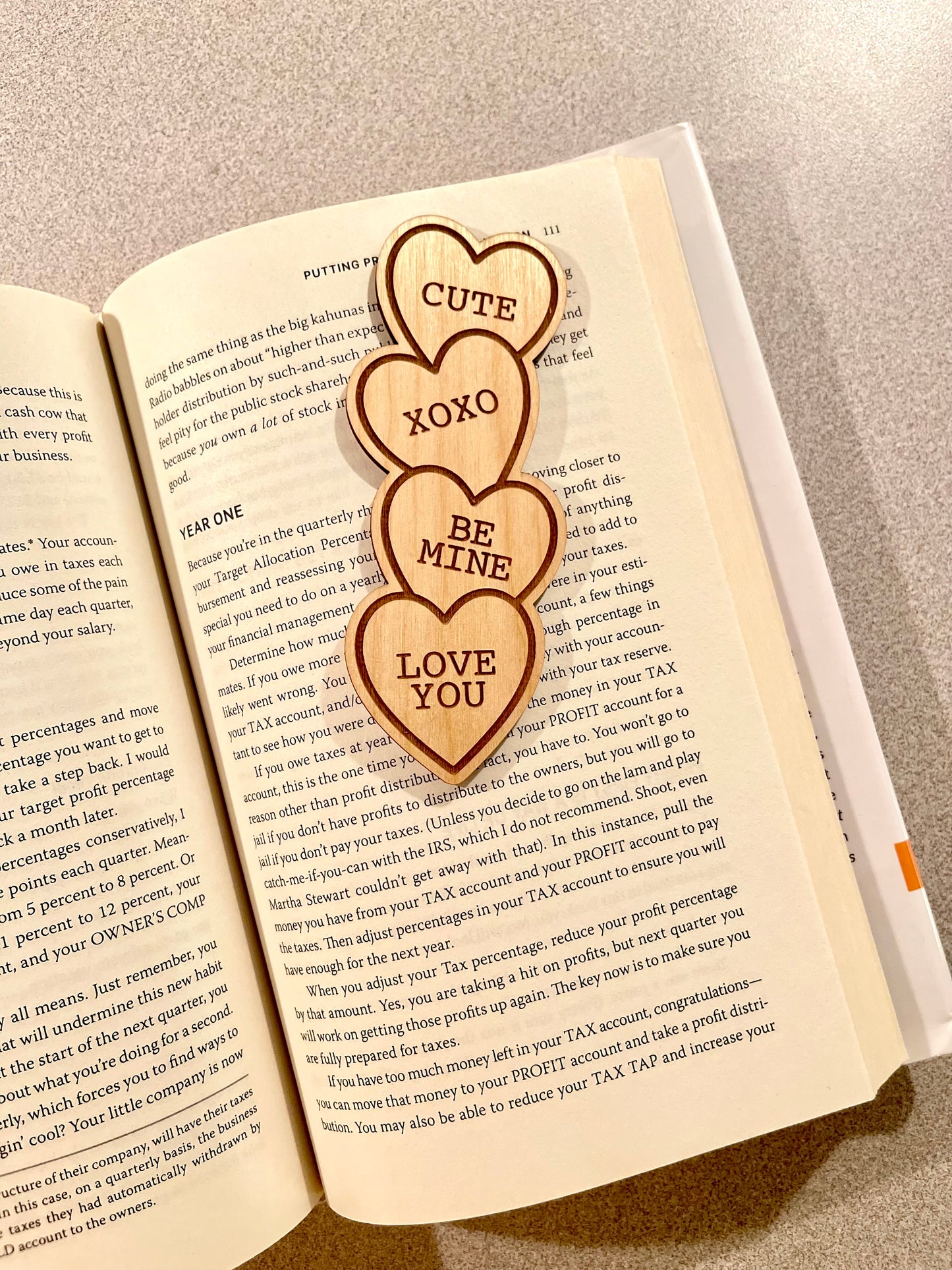 Valentine Bookmark
