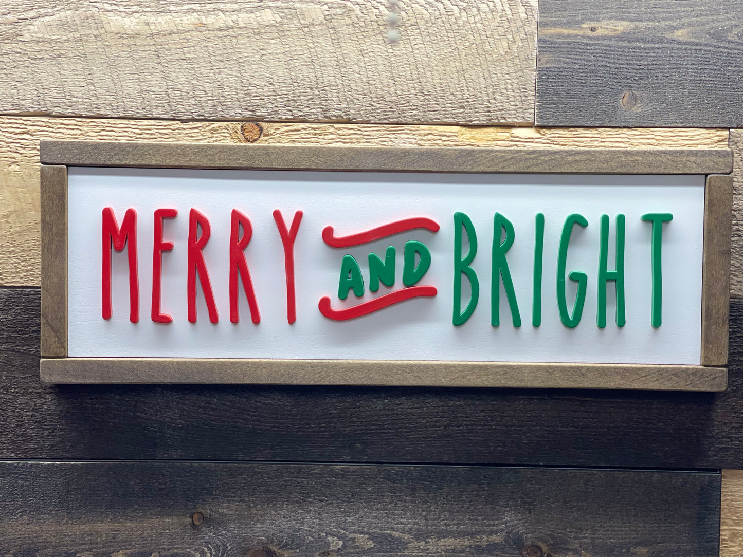 Merry & Bright Framed