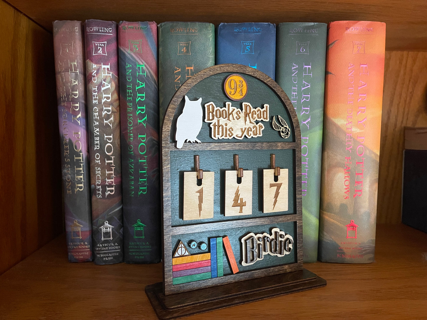 Wizard Themed Reading Tracker