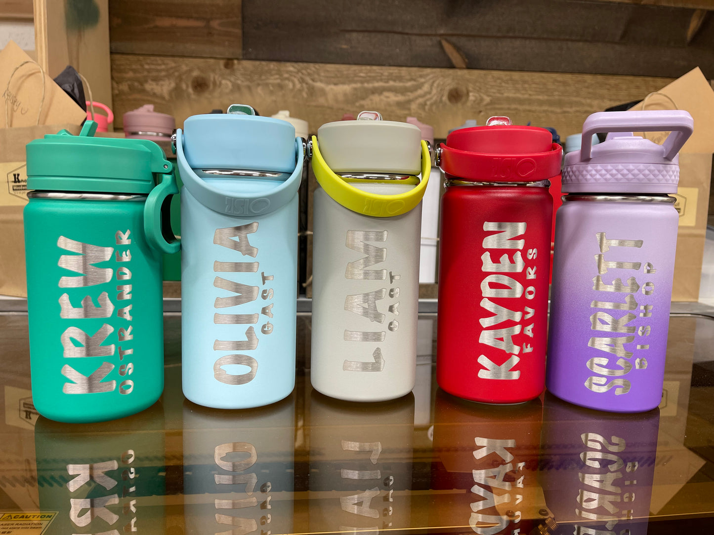Engraved Kids Water Bottle
