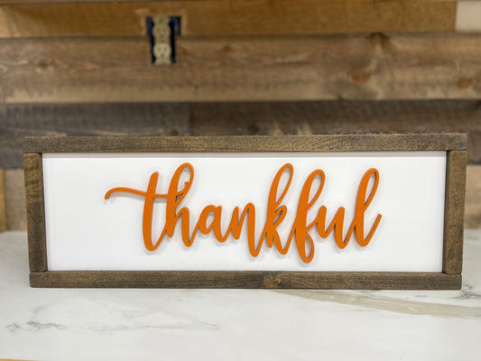 Thankful Framed